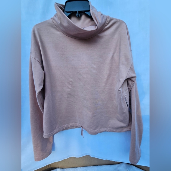 REI Cooperative Women's Cowl Neck Sweater - Pink Sz L See Pictures For Details - Picture 1 of 11
